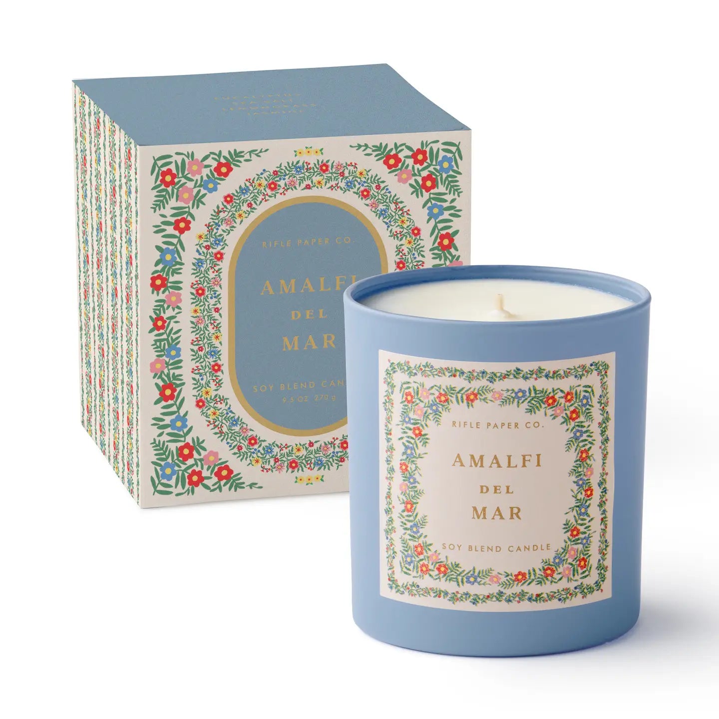 Rosette Amalfi Del Mar 9 oz Glass Candle