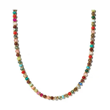 Waterproof Gemstone Glow Necklace