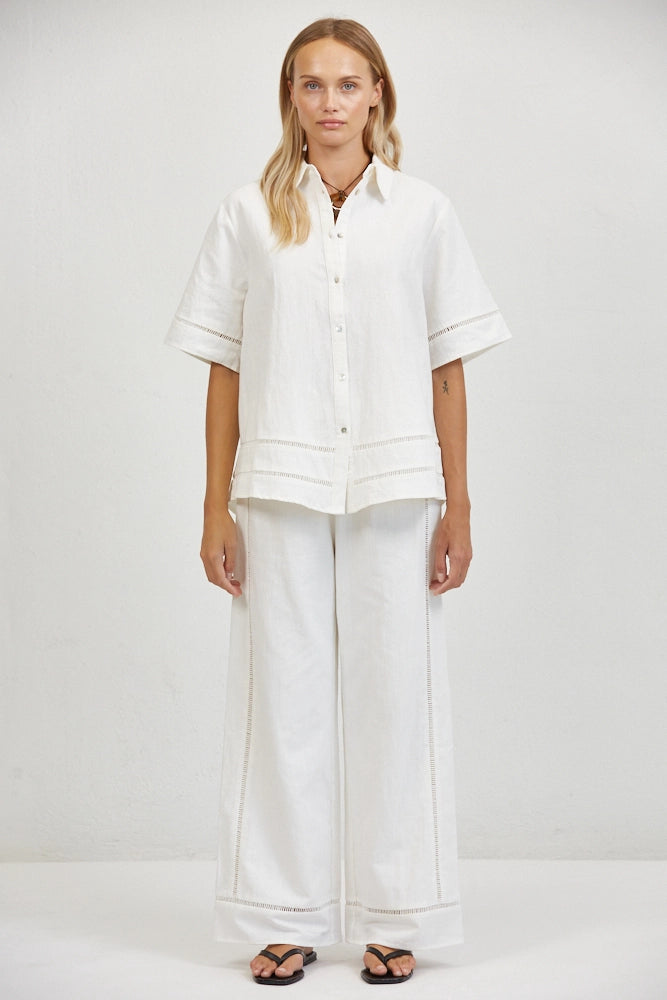 Linen Wide Leg Pants