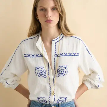 Maya Blouse White