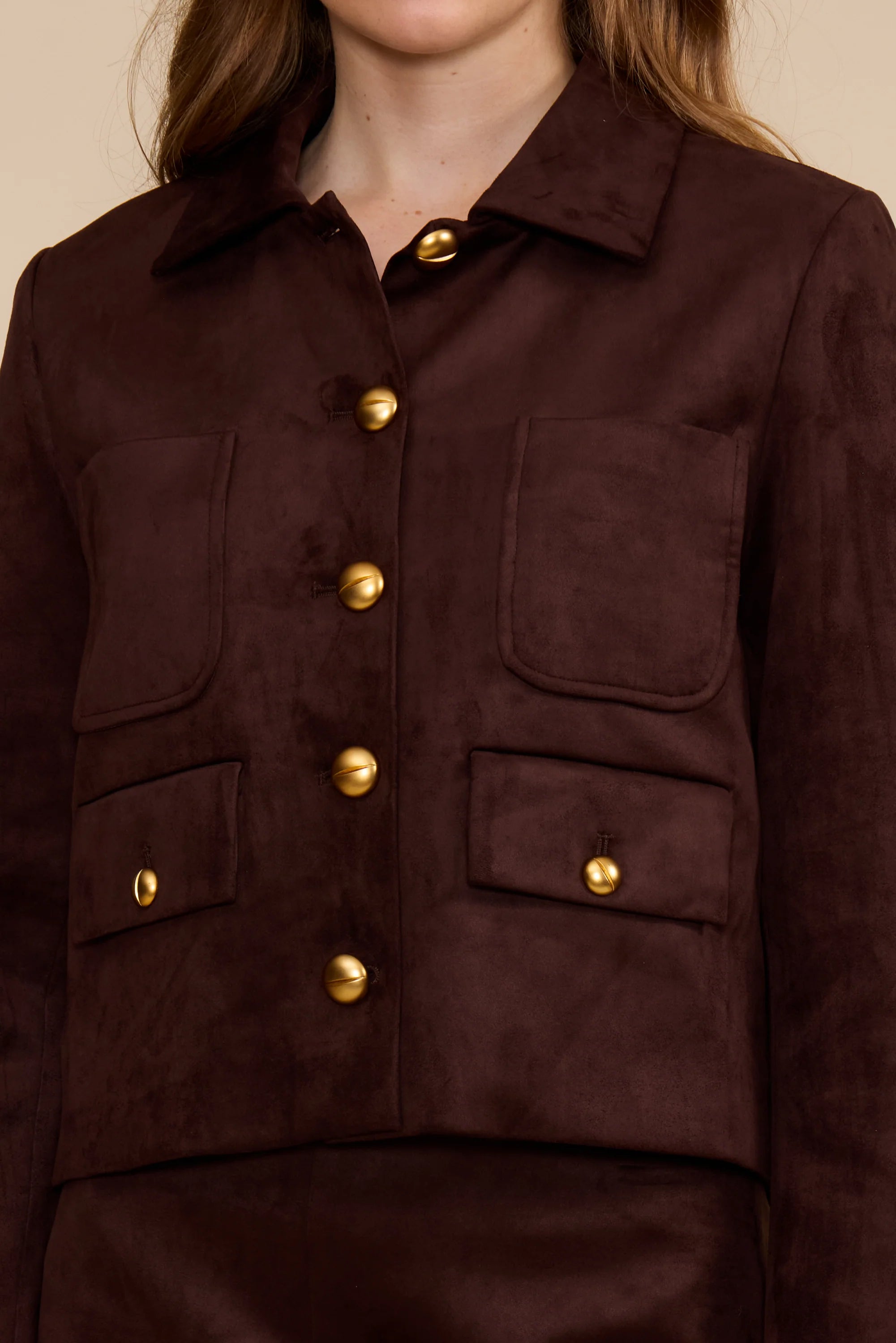 Brynn Faux Suede Jacket