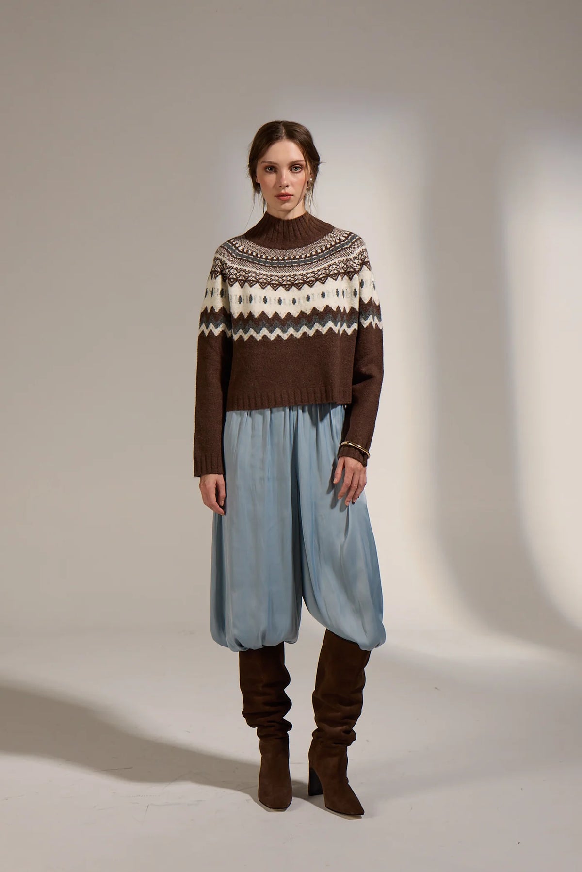 Cinnamon Turtleneck Sweater