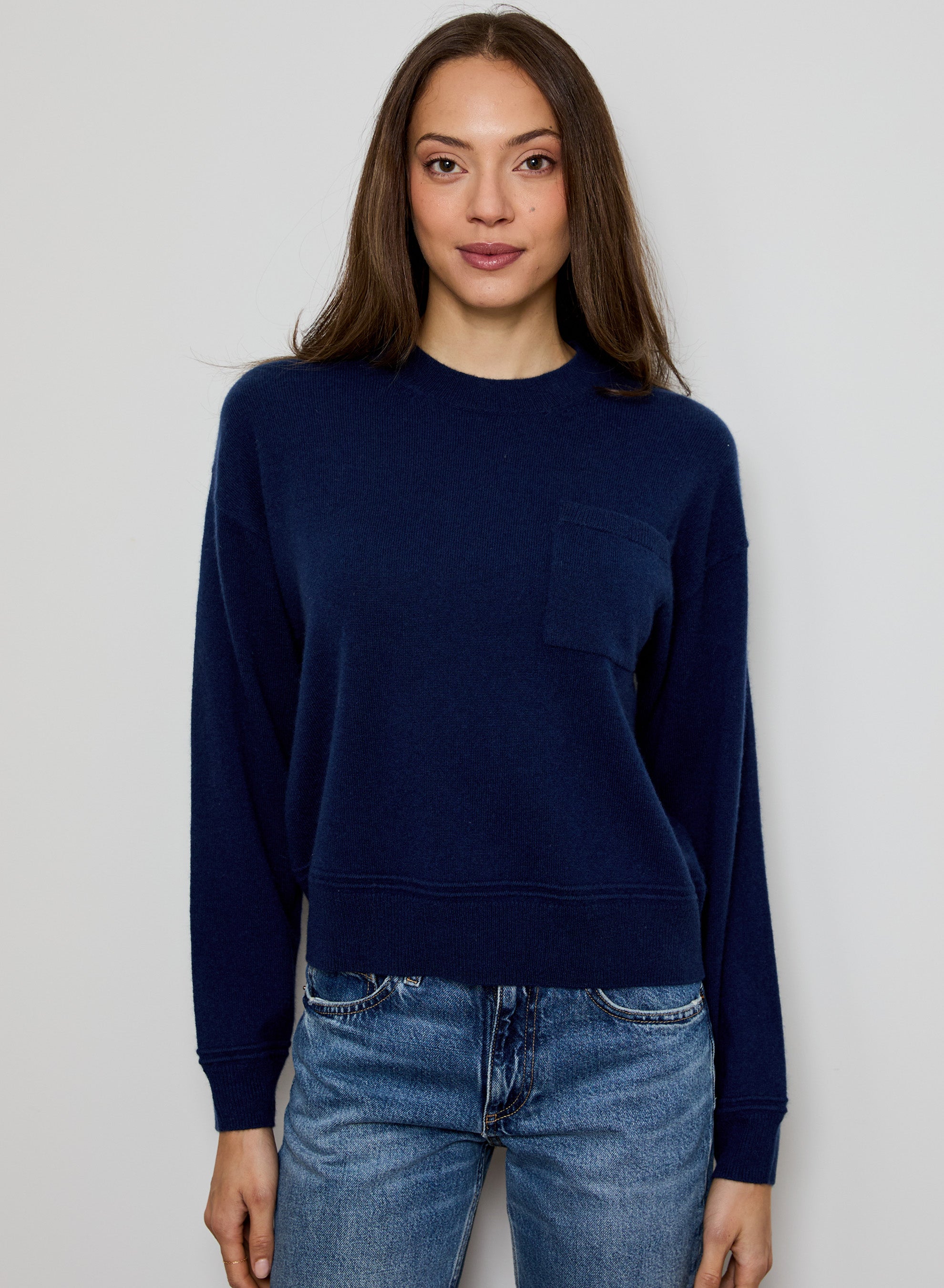 Celestial Cashmere Pocket Sweater