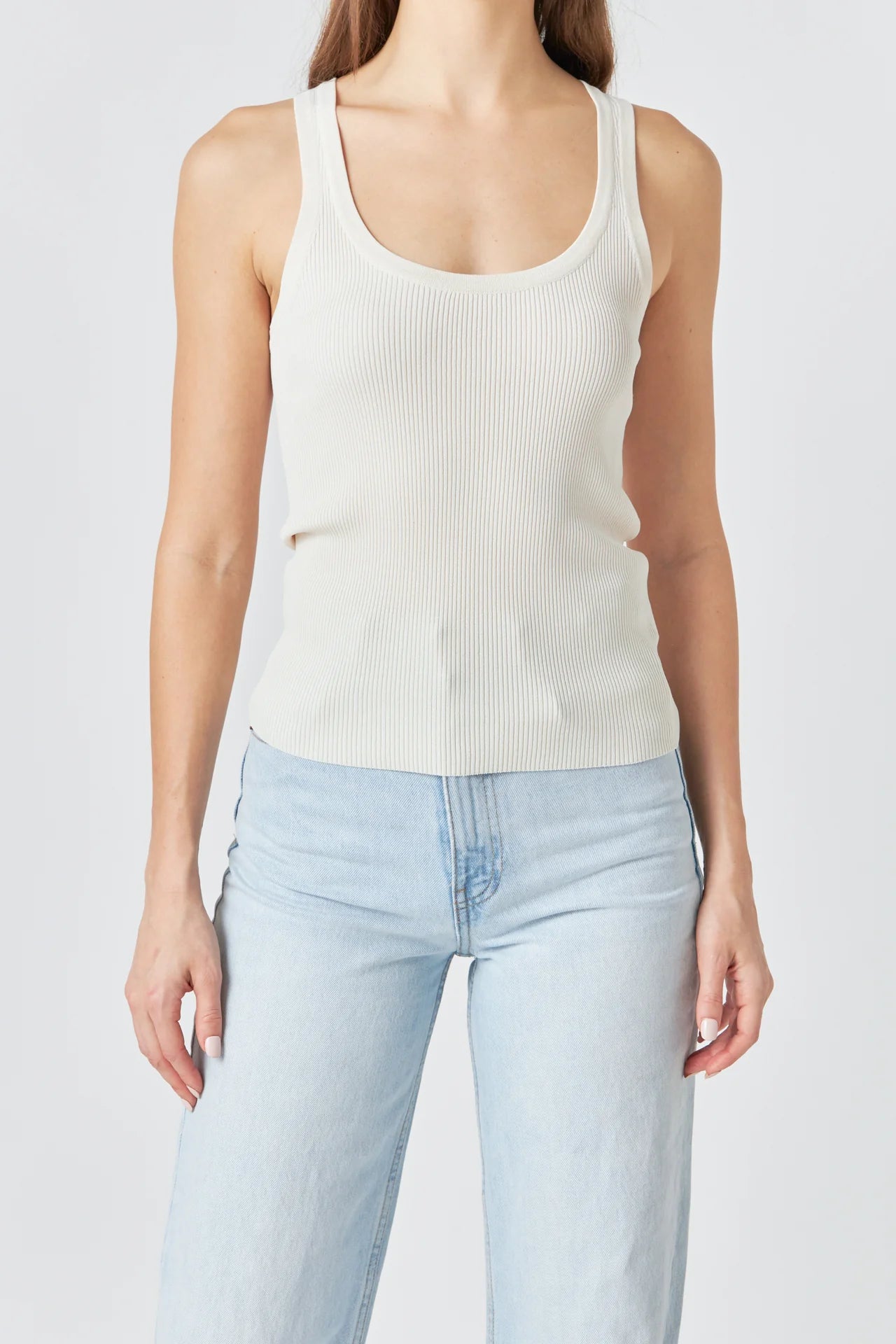 Basic Ribbed Tank Top