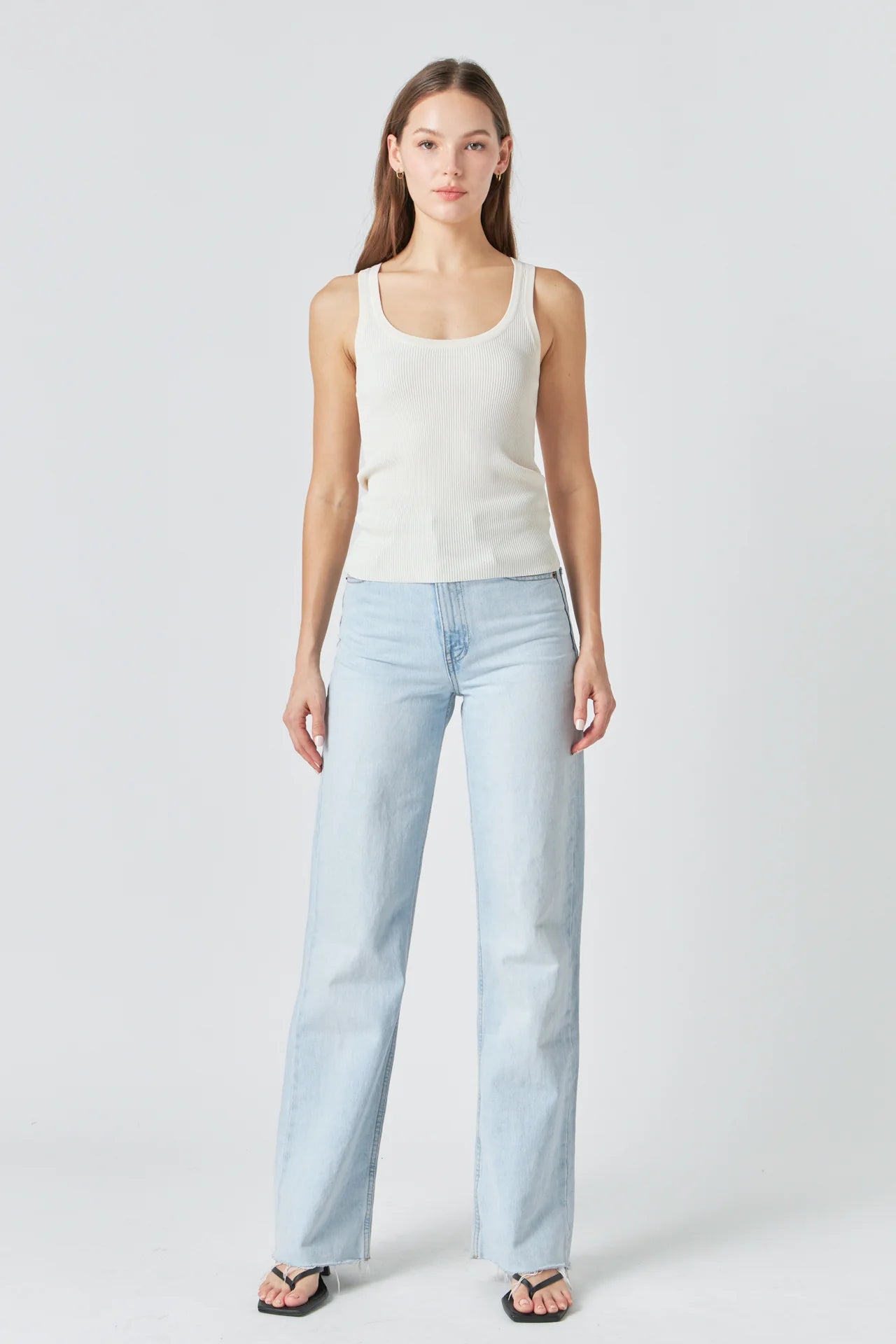 Basic Ribbed Tank Top
