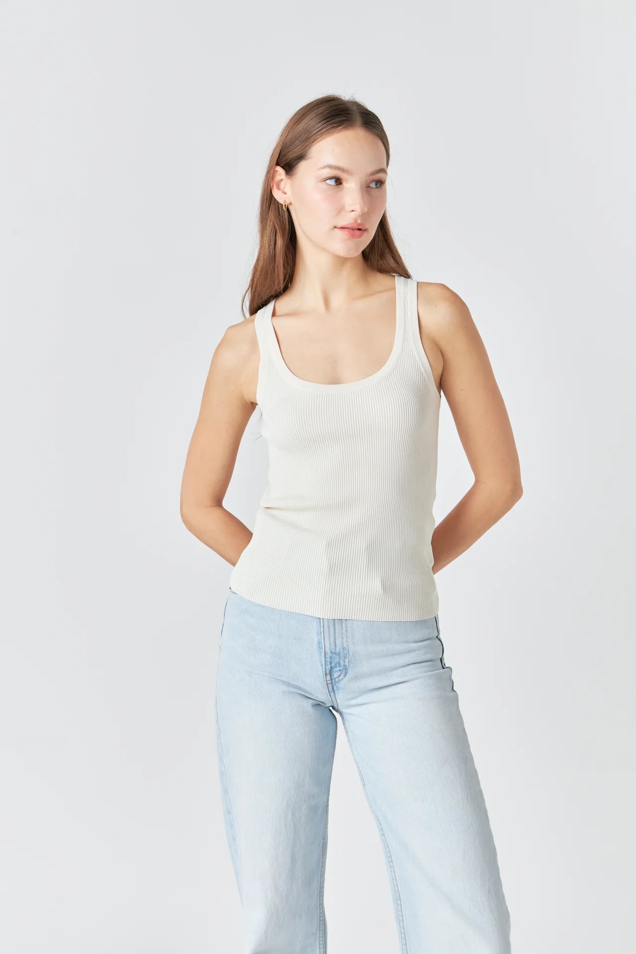Basic Ribbed Tank Top