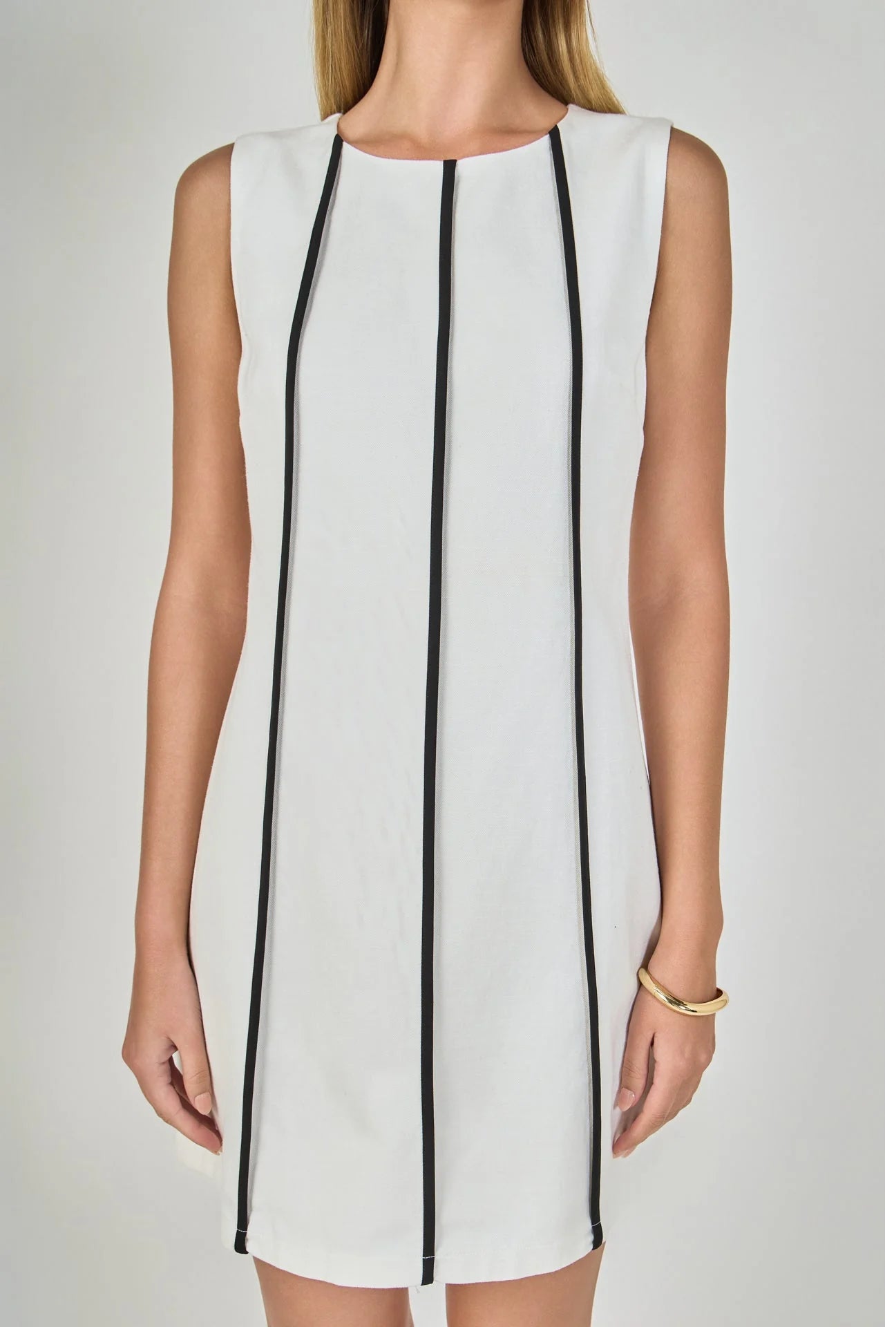 Linen Binded Mini Dress