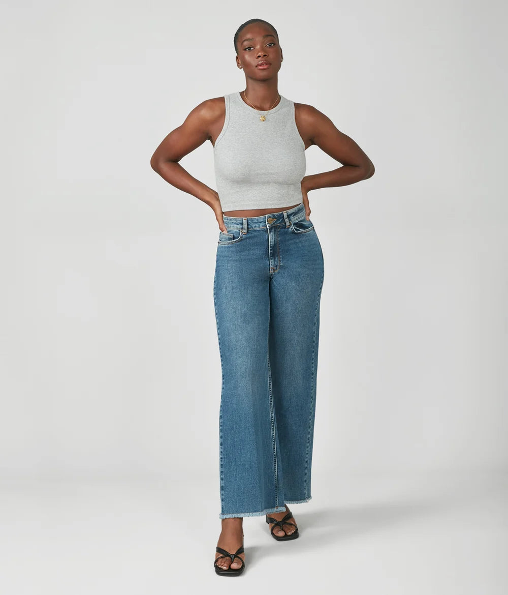 Milan Ultra High Rise Wide Leg Jeans