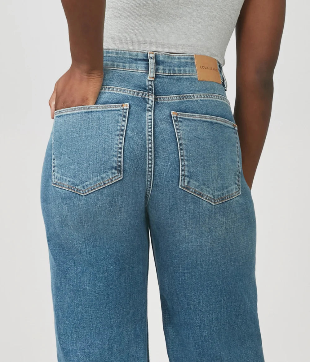 Milan Ultra High Rise Wide Leg Jeans