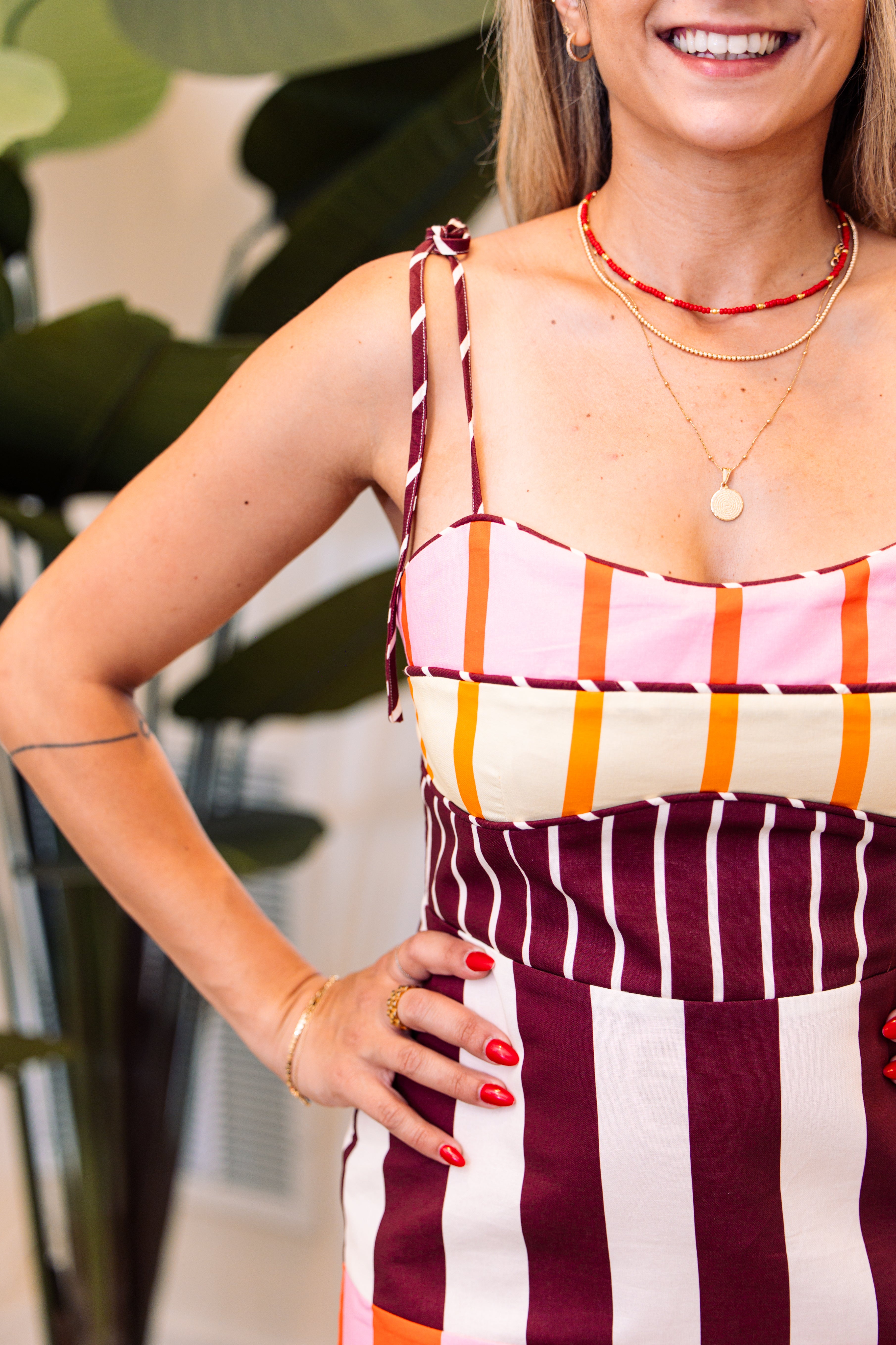 Sorbet Stripe Mini Dress