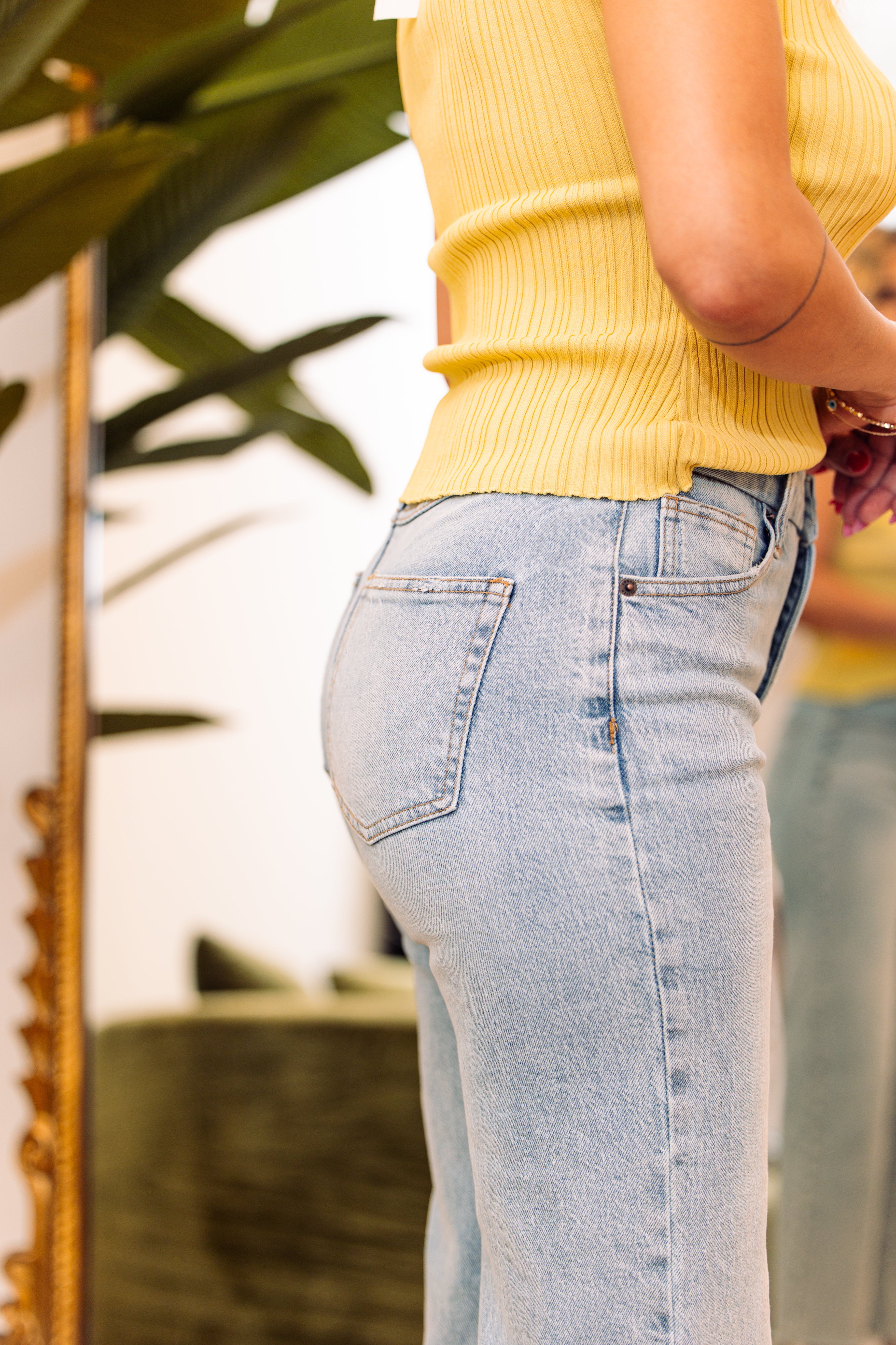 Aberdeen Ankle Crop High Rise Jean