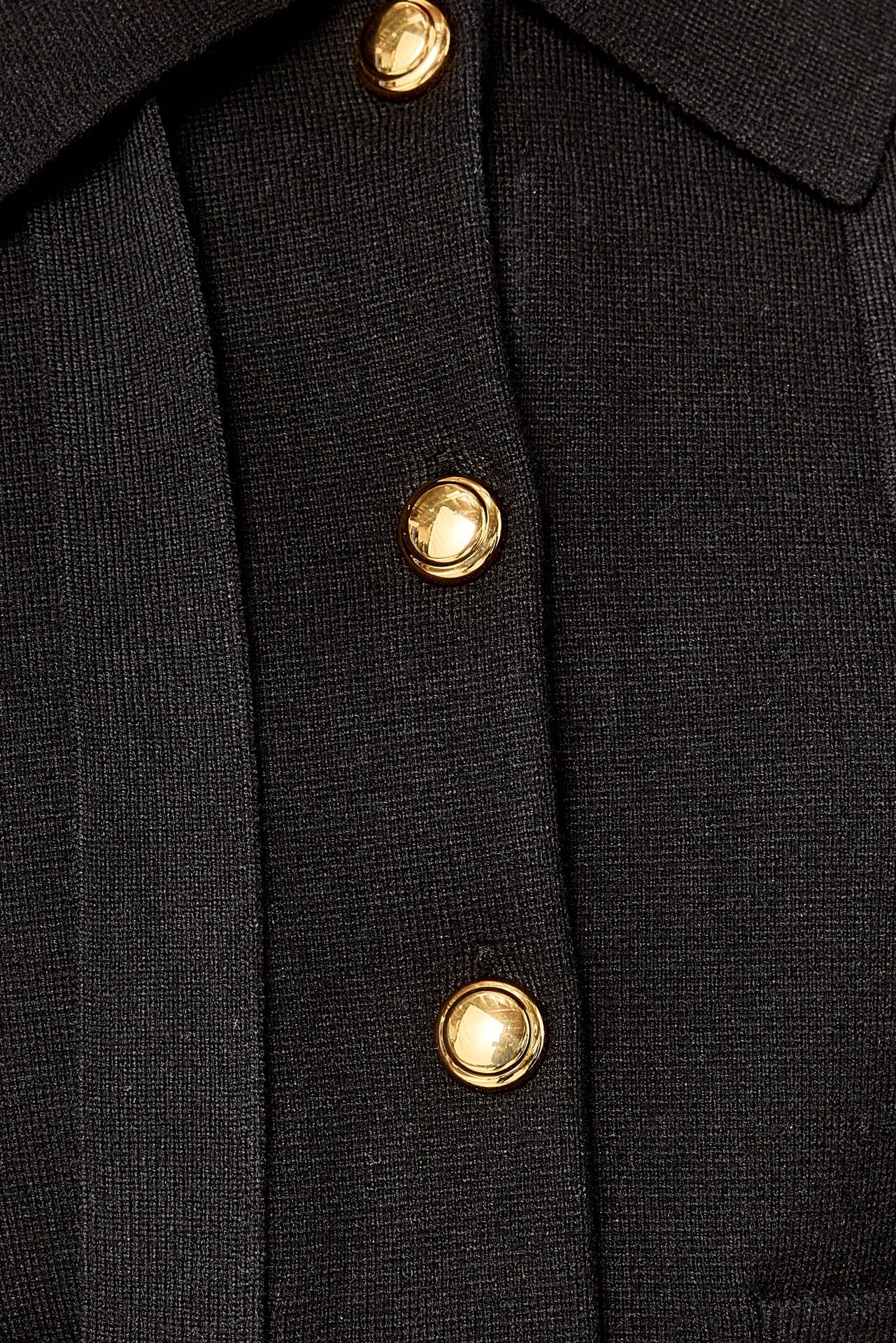 Cardigan W/ Gold Button