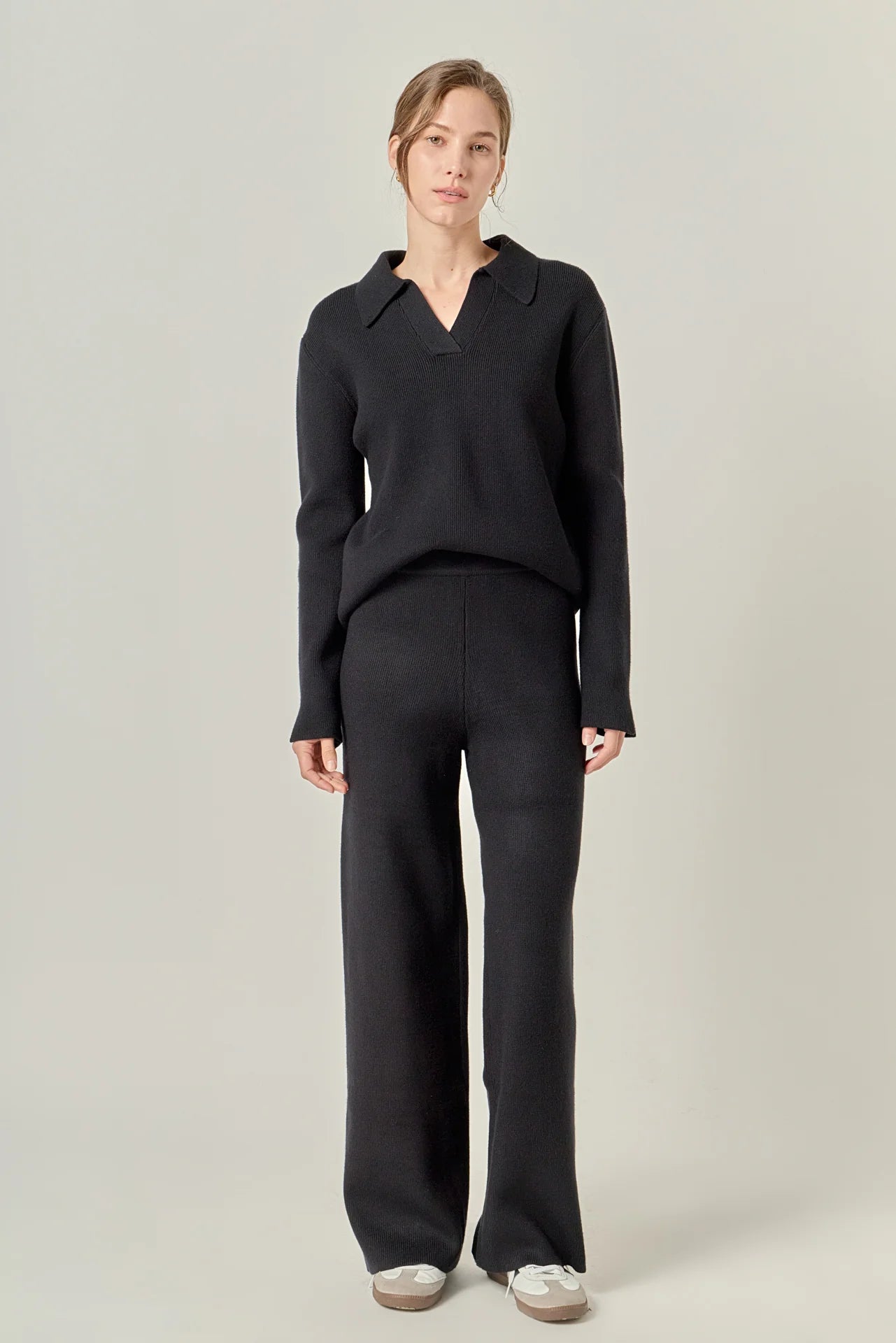 Collared Knit Sweater