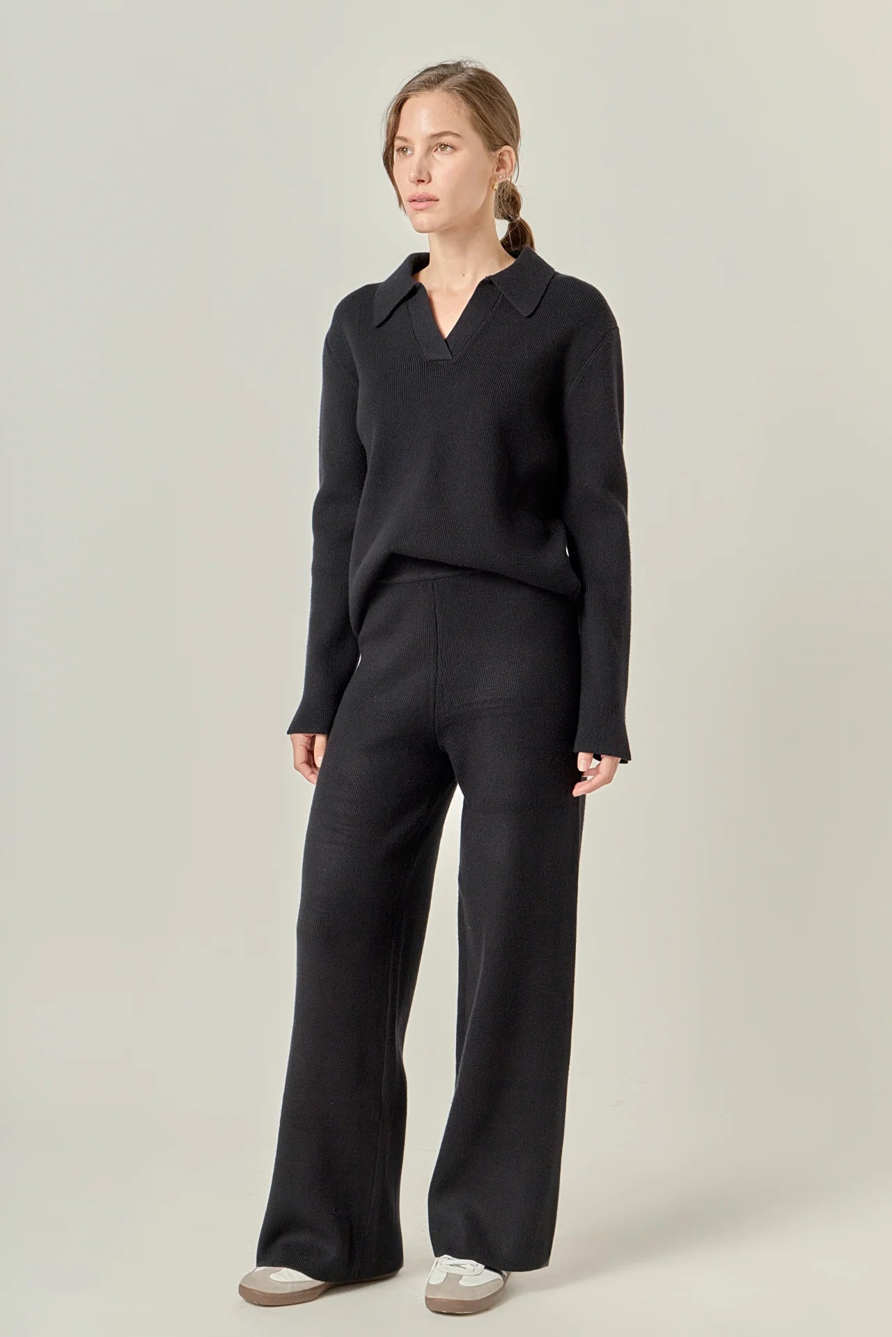 Collared Knit Sweater