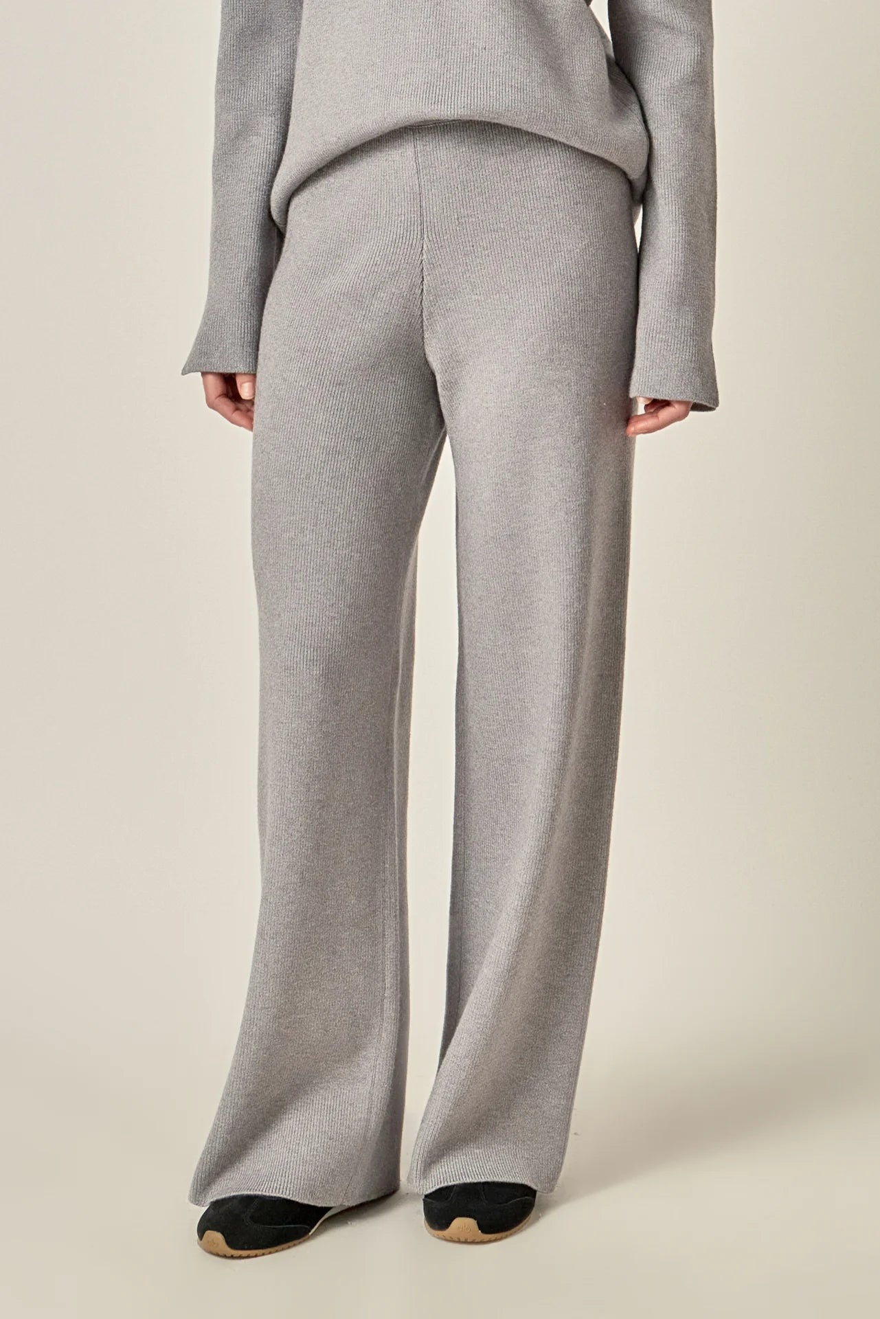 Cozy Knit Wide Pants