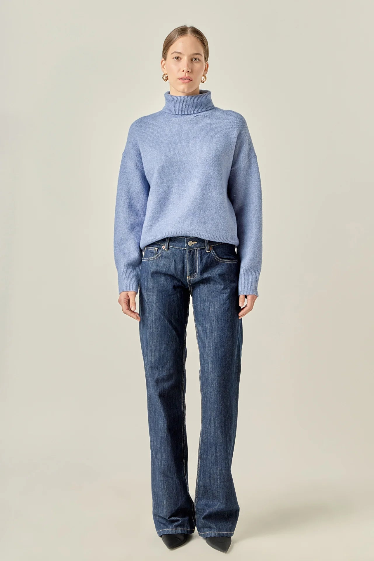 Turtleneck Long Sleeve Sweater