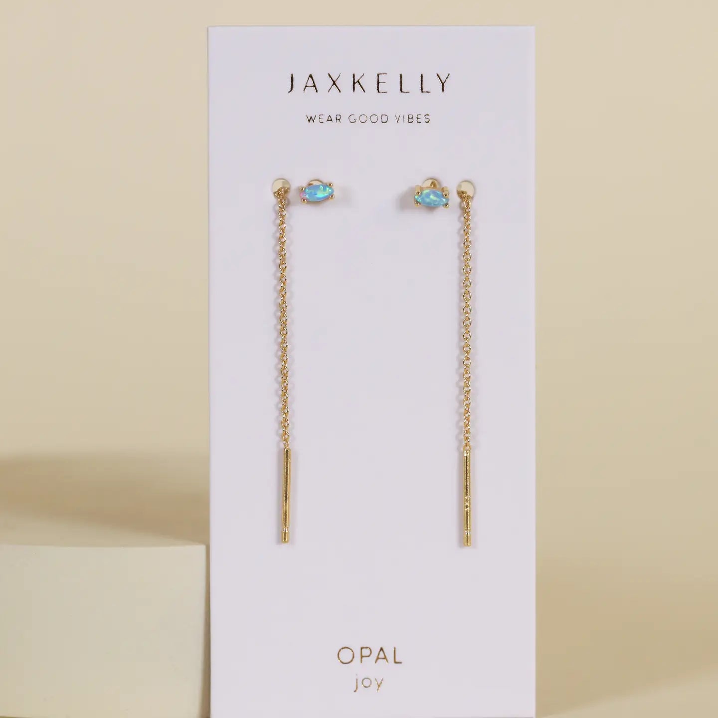 Studded Threader Earrings