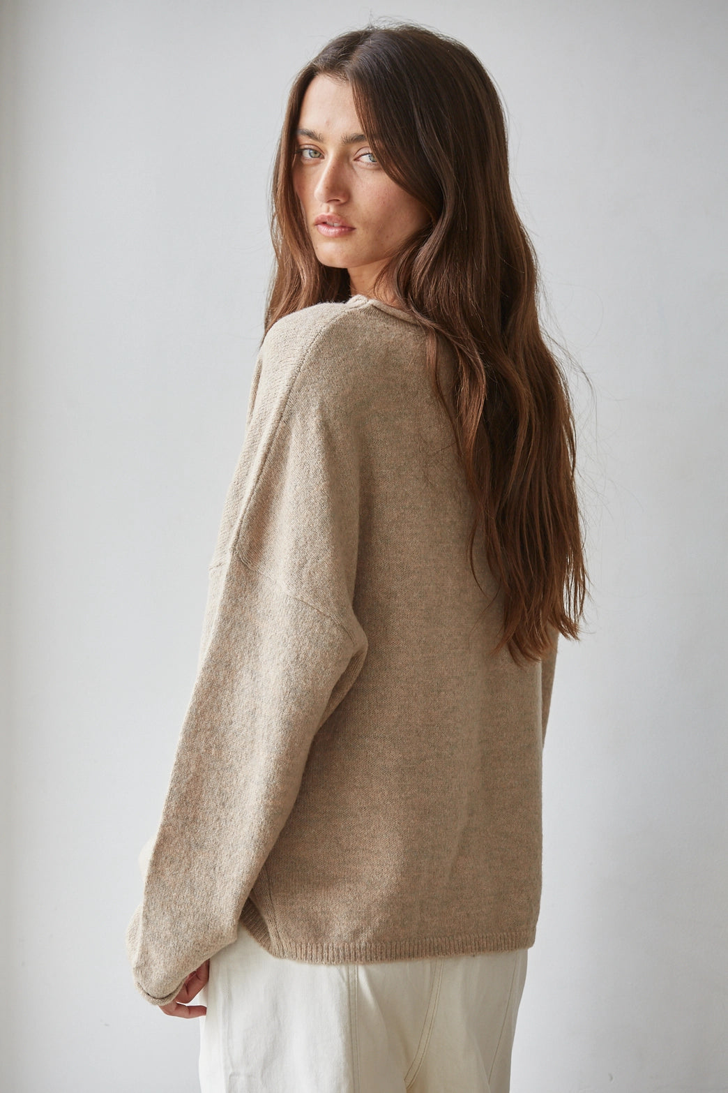 Knit Sweater Graphic Duck Animal Print Pullover