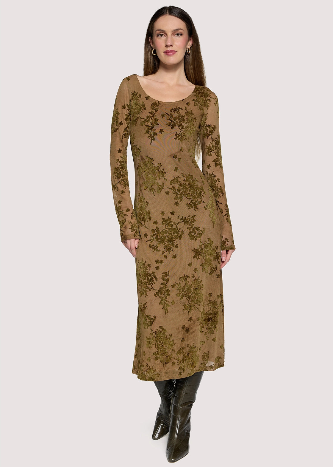 Dusklight Garden Midi Dress