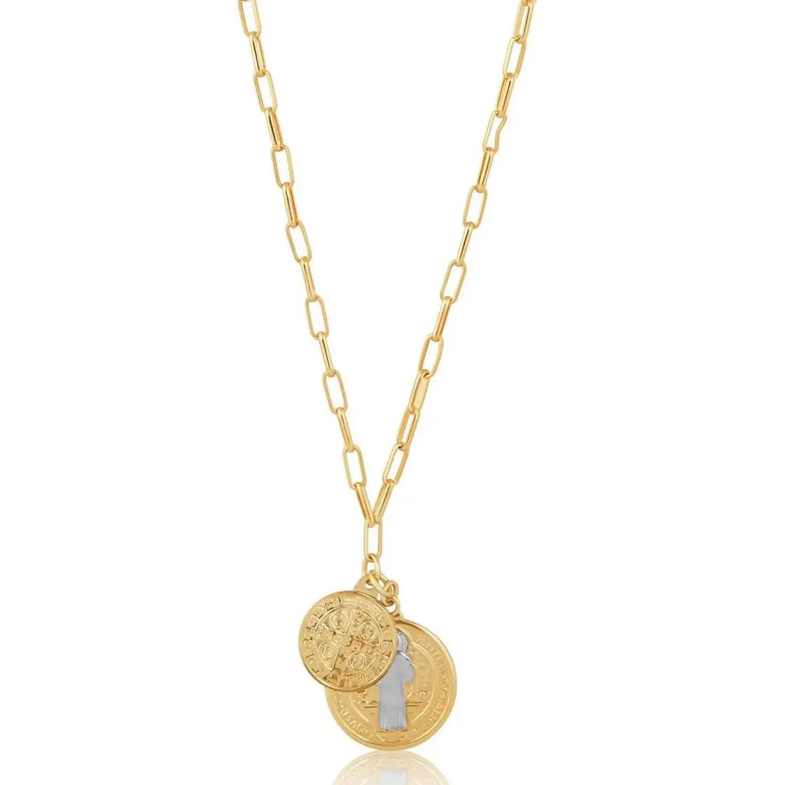 Saint Ii - St. Benedict Coin Necklace