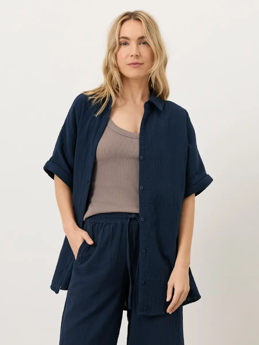 Coastal Double Gauze Relaxed Shirt