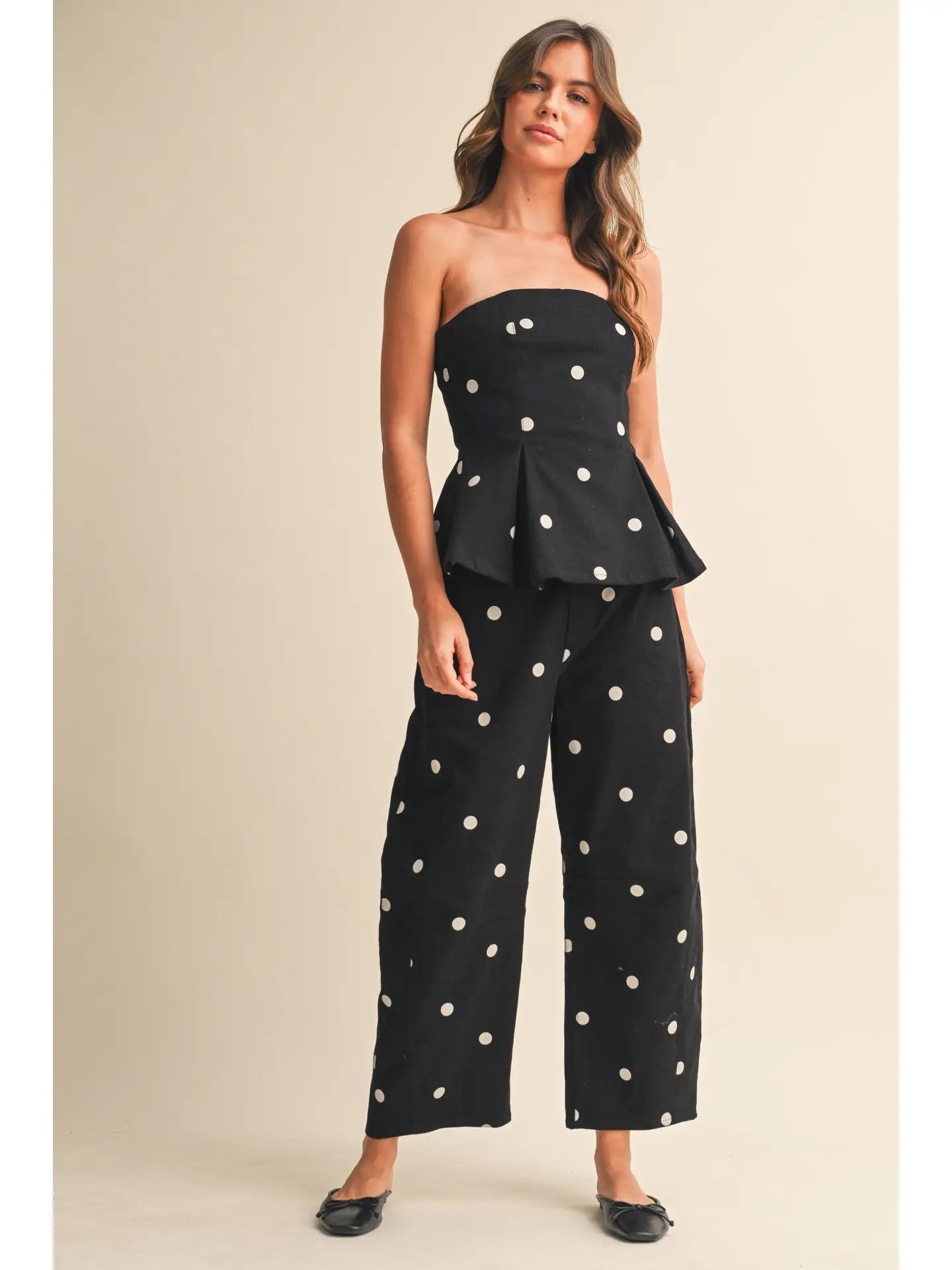 Polkadot Barrel Pants