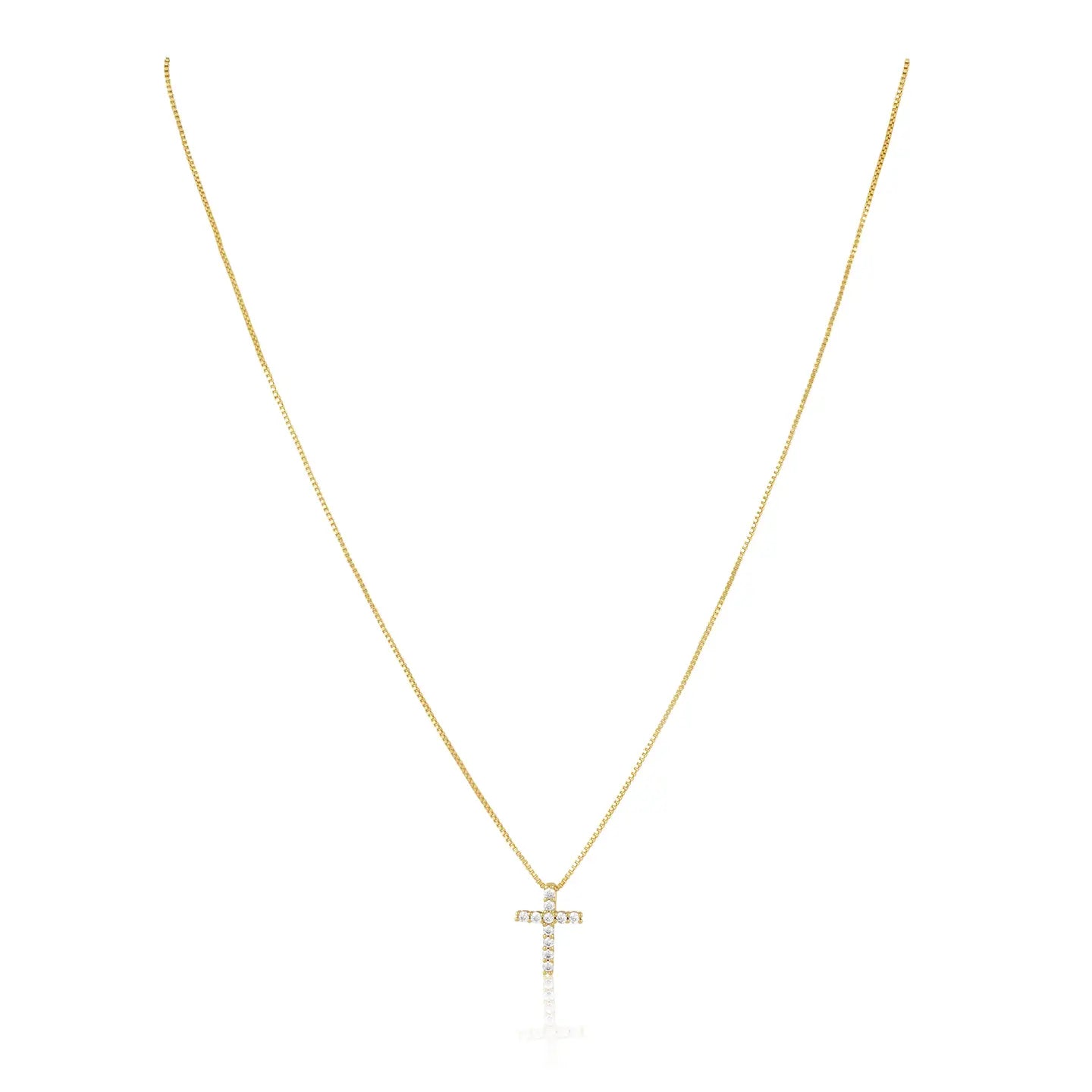 Raya Cz Cross Necklace