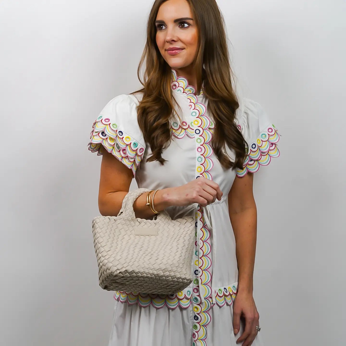 Mini Woven Tote