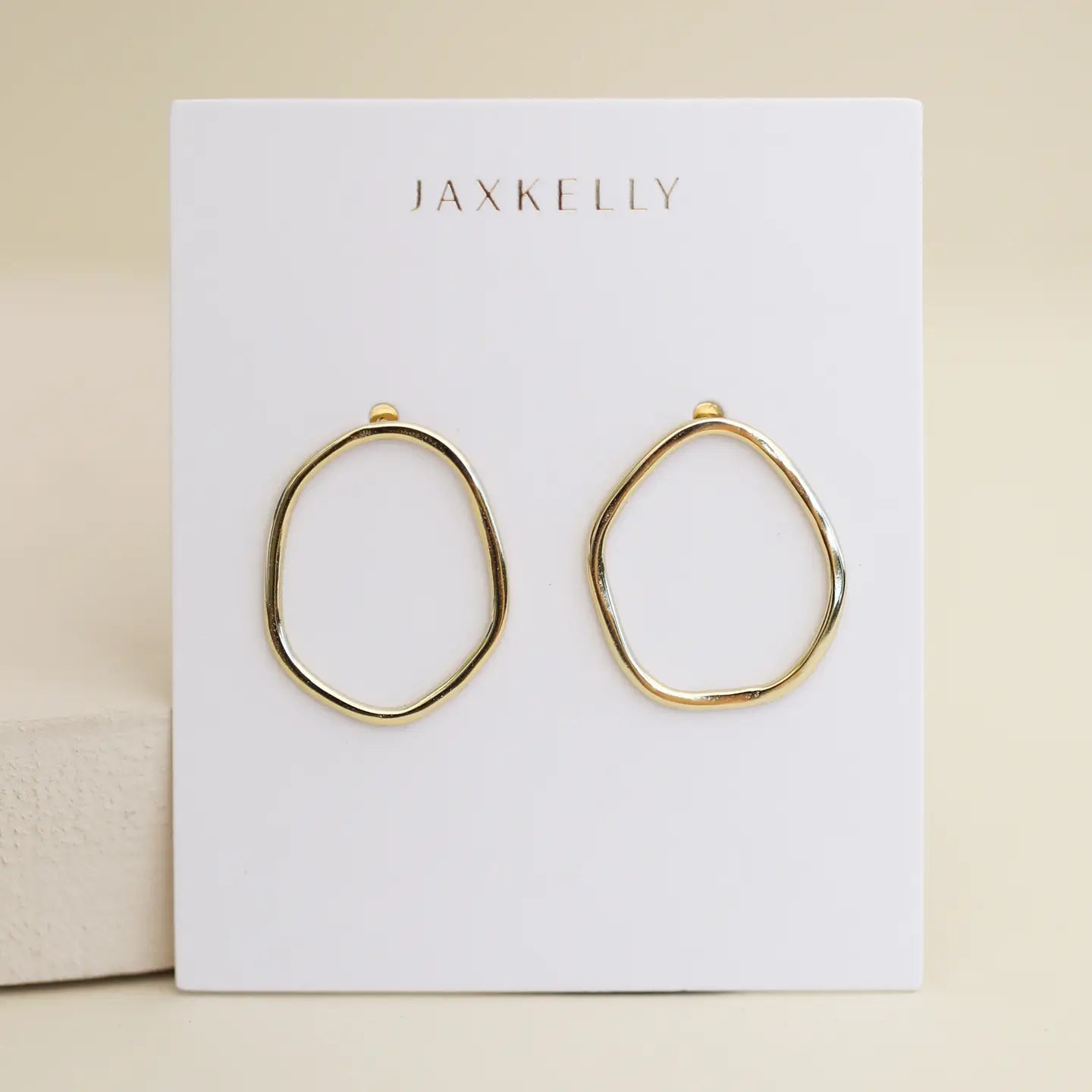 Gold Organic Hoop