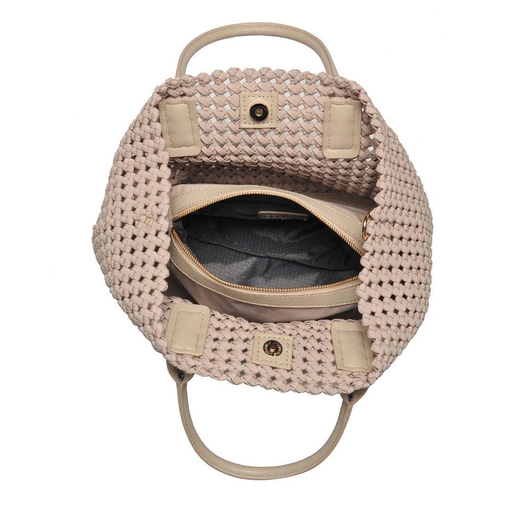 Solstice Medium Hand Woven Knot Tote