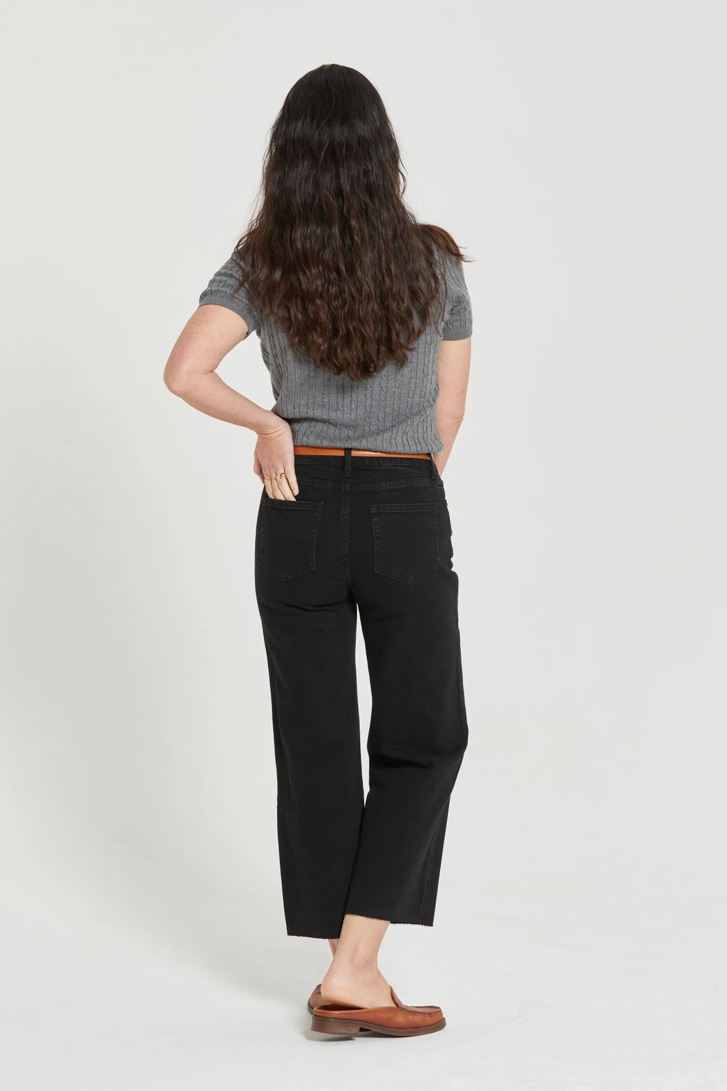 Aberdeen Ankle Crop High Rise Jean