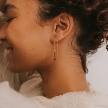 Threader Gold Earrings