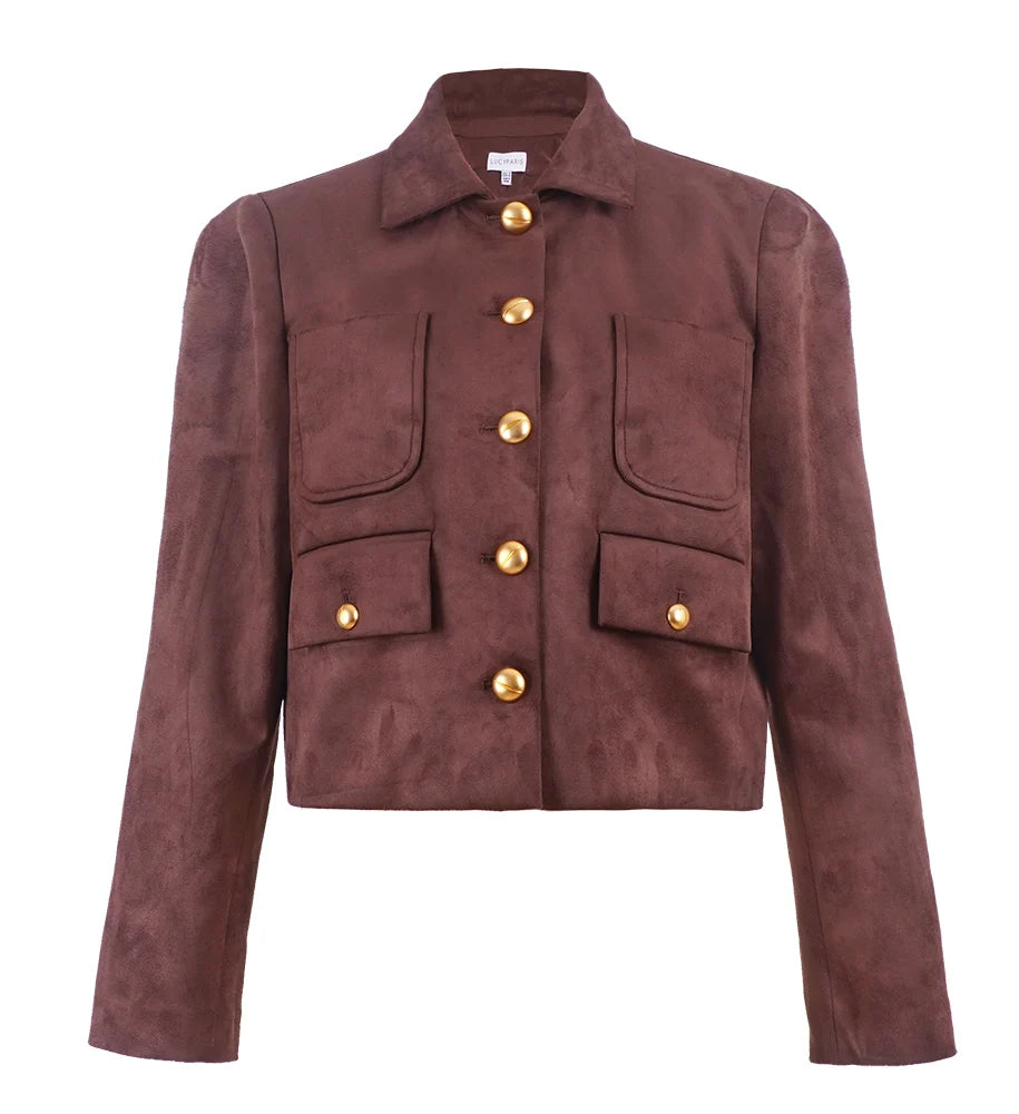 Brynn Faux Suede Jacket