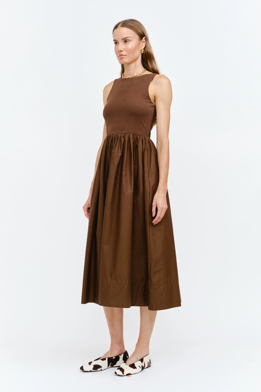Lyon Brown Dress