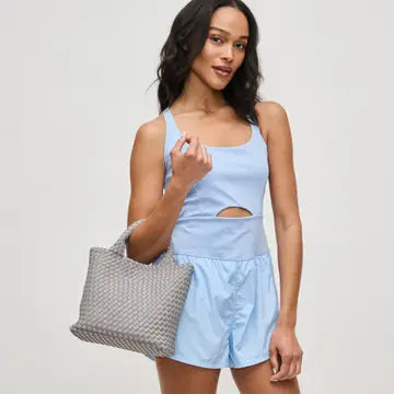 Sky's the Limit Small Woven Neoprene Crossbody