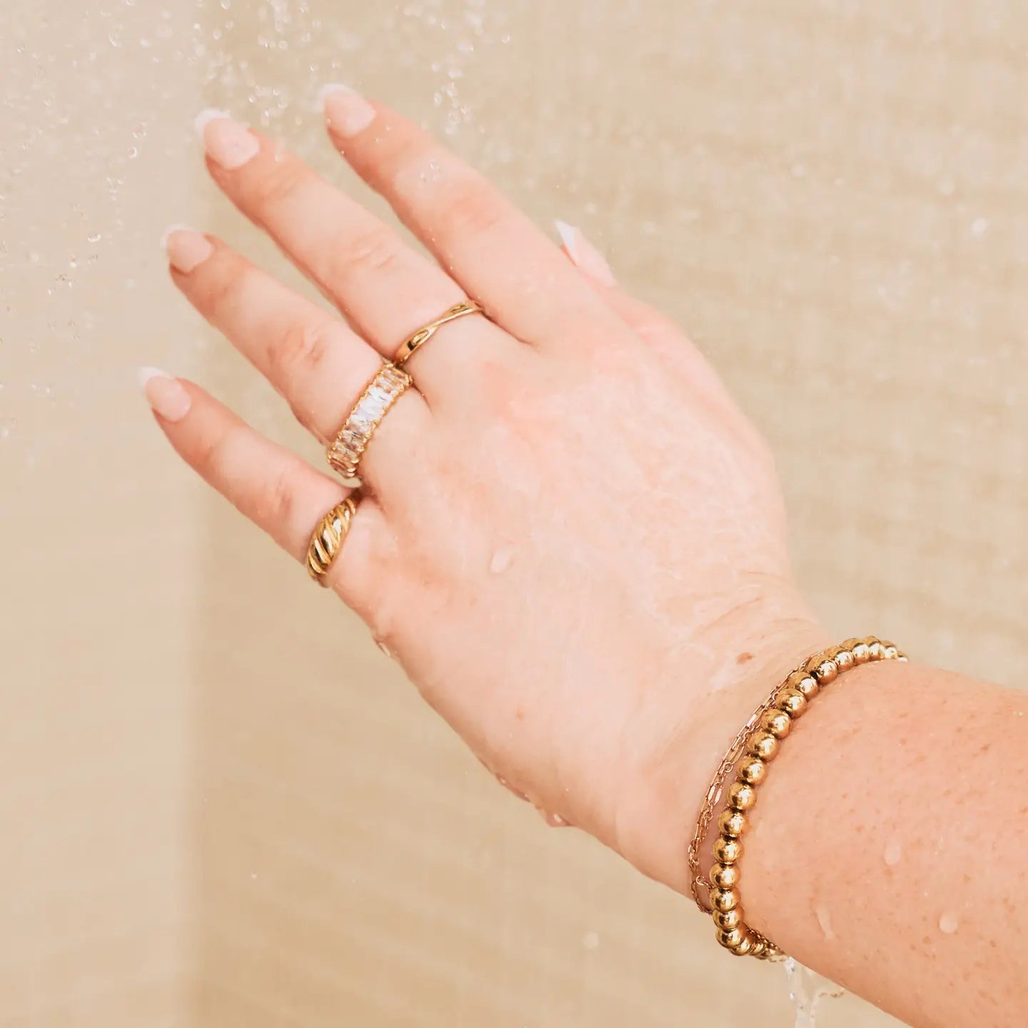 Gold Croissant Ring