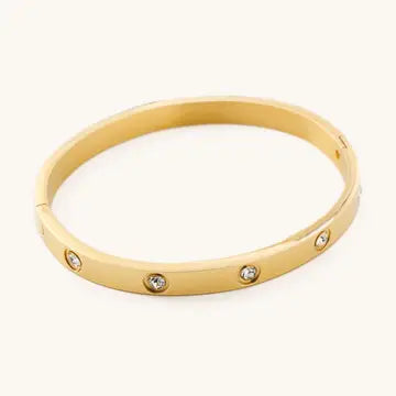 Corinne Gold Bangle Bracelet