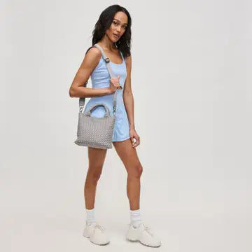 Sky's the Limit Small Woven Neoprene Crossbody