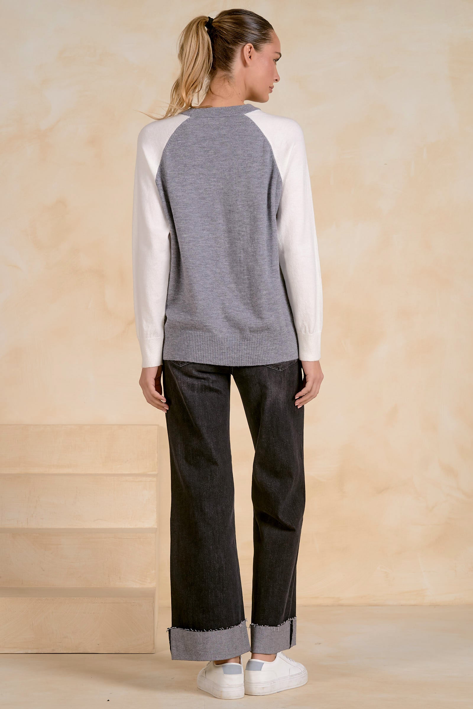 The Harper Colorblock Raglan Sweater
