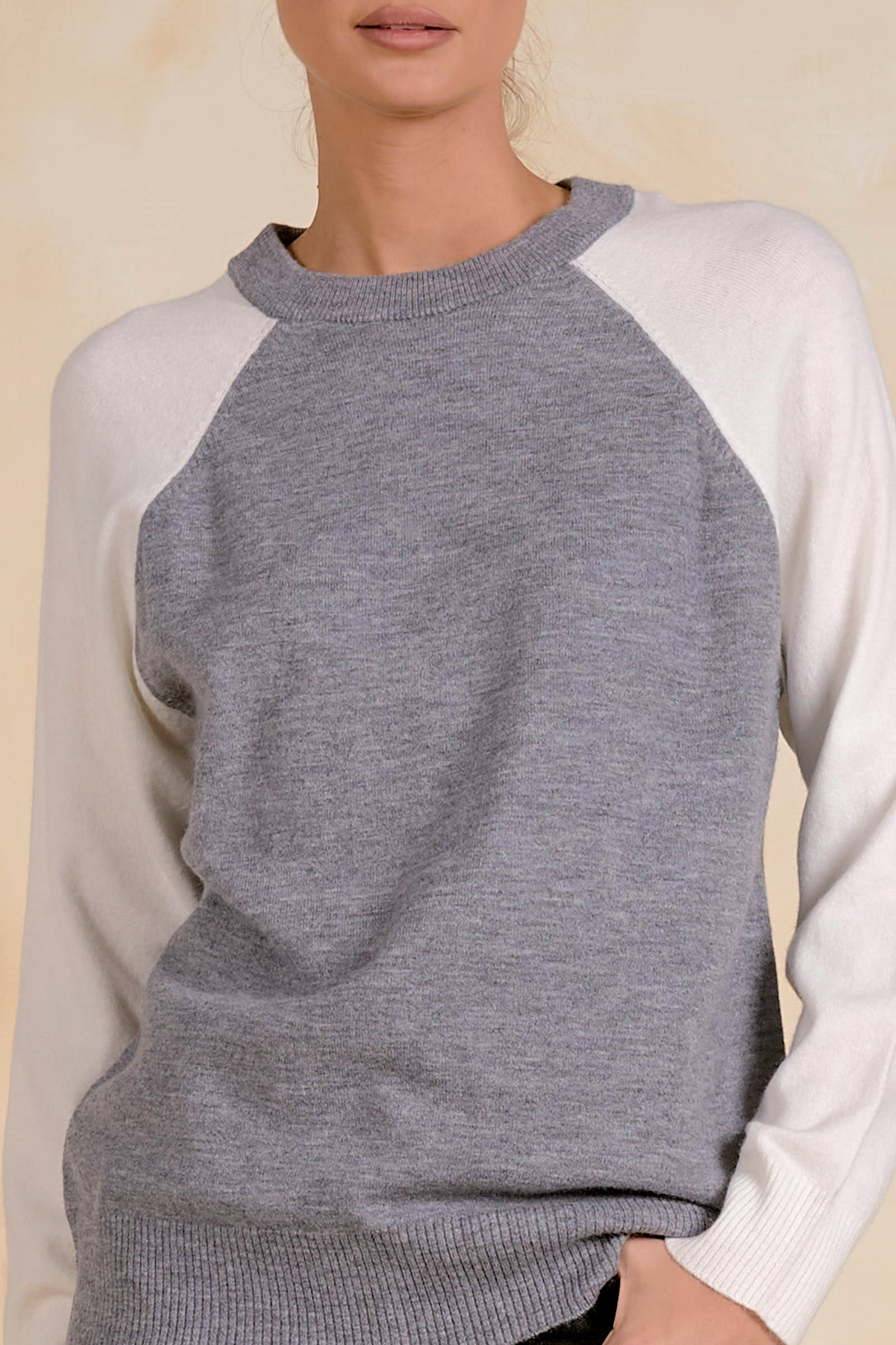 The Harper Colorblock Raglan Sweater