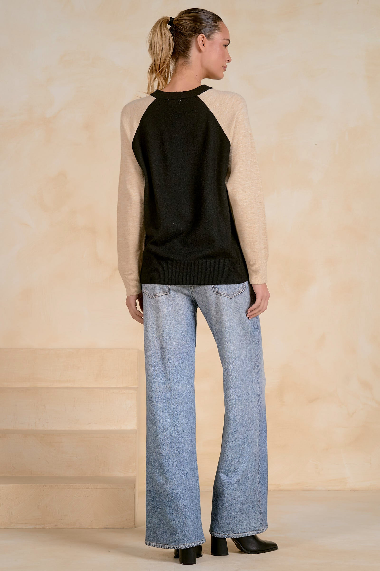The Harper Colorblock Raglan Sweater
