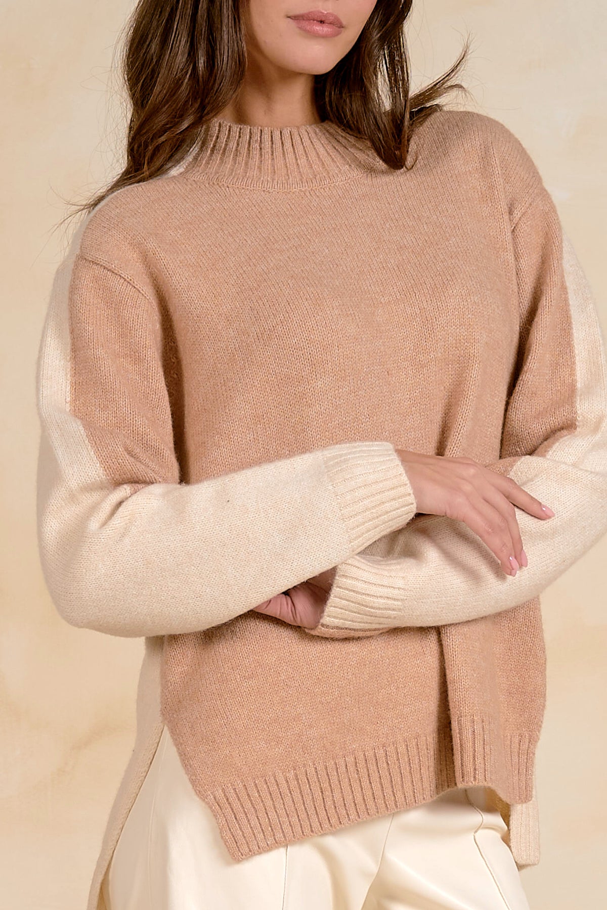 Crewneck Colorblock Sweater