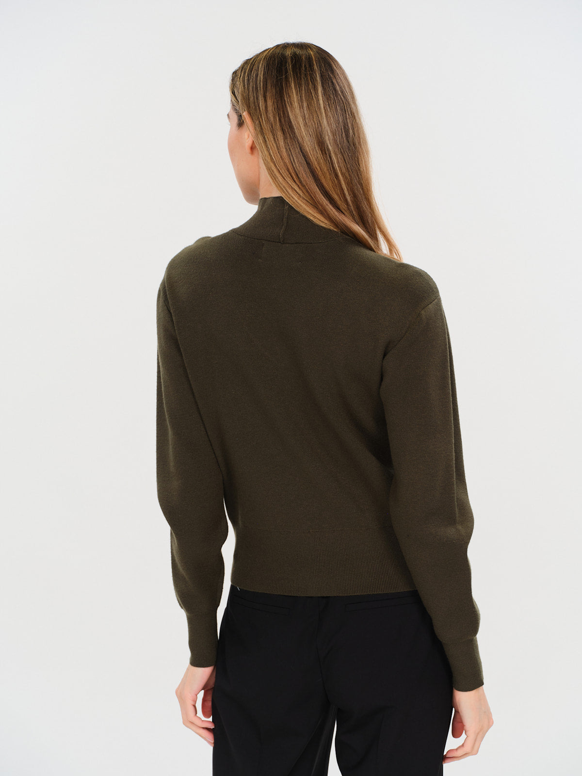 Taylor Criss Cross Key Hole Sweater