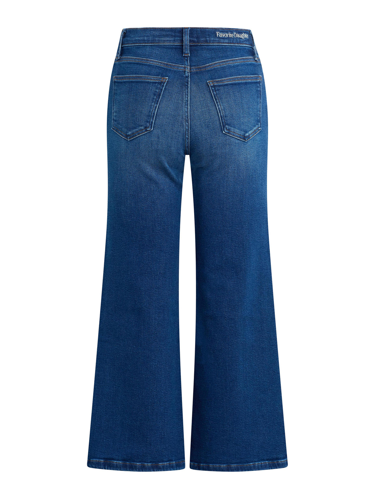 The Ruby High Rise Wide Leg Straight Jeans